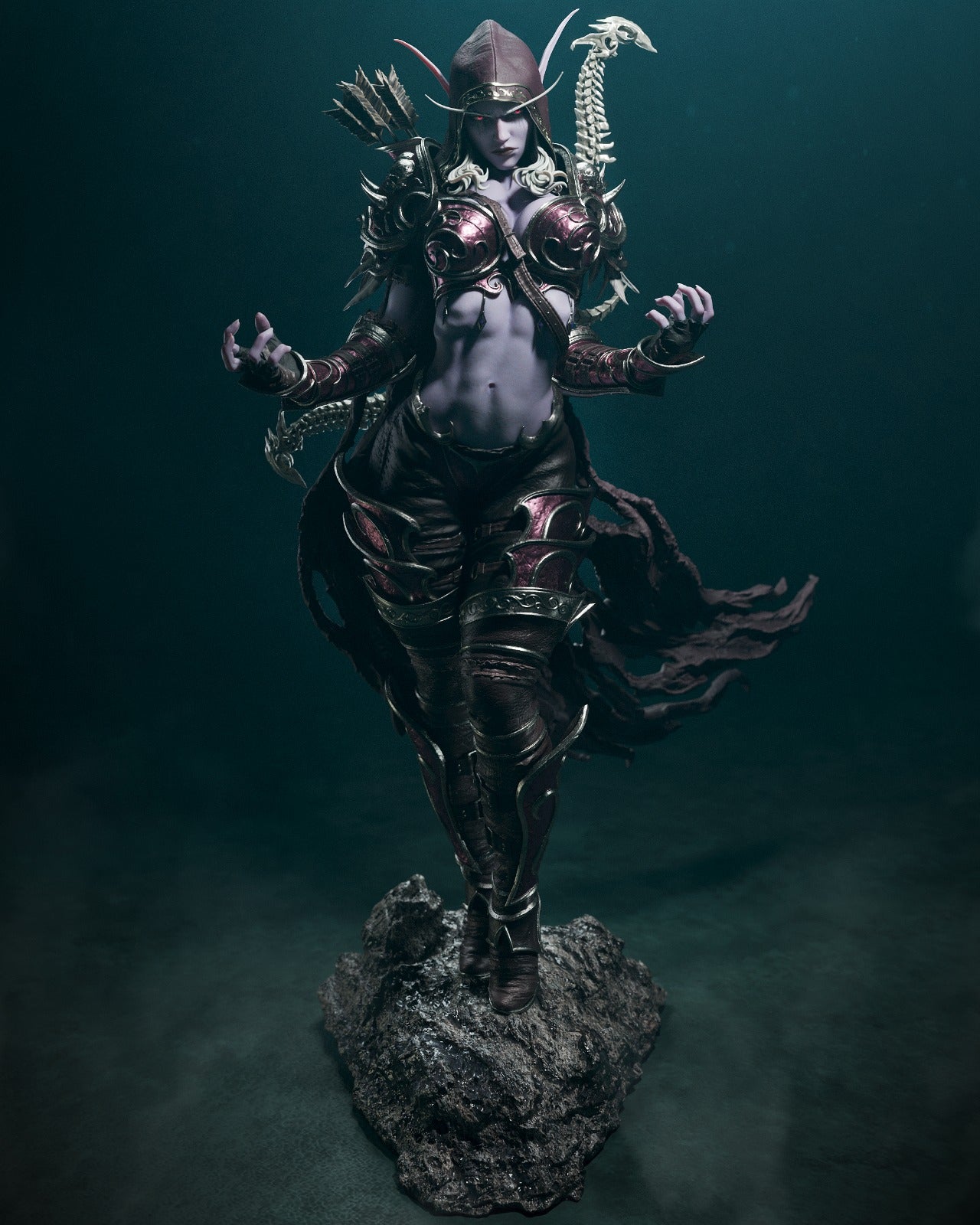 Sylvanas Collectible Resin Fan Art MTO