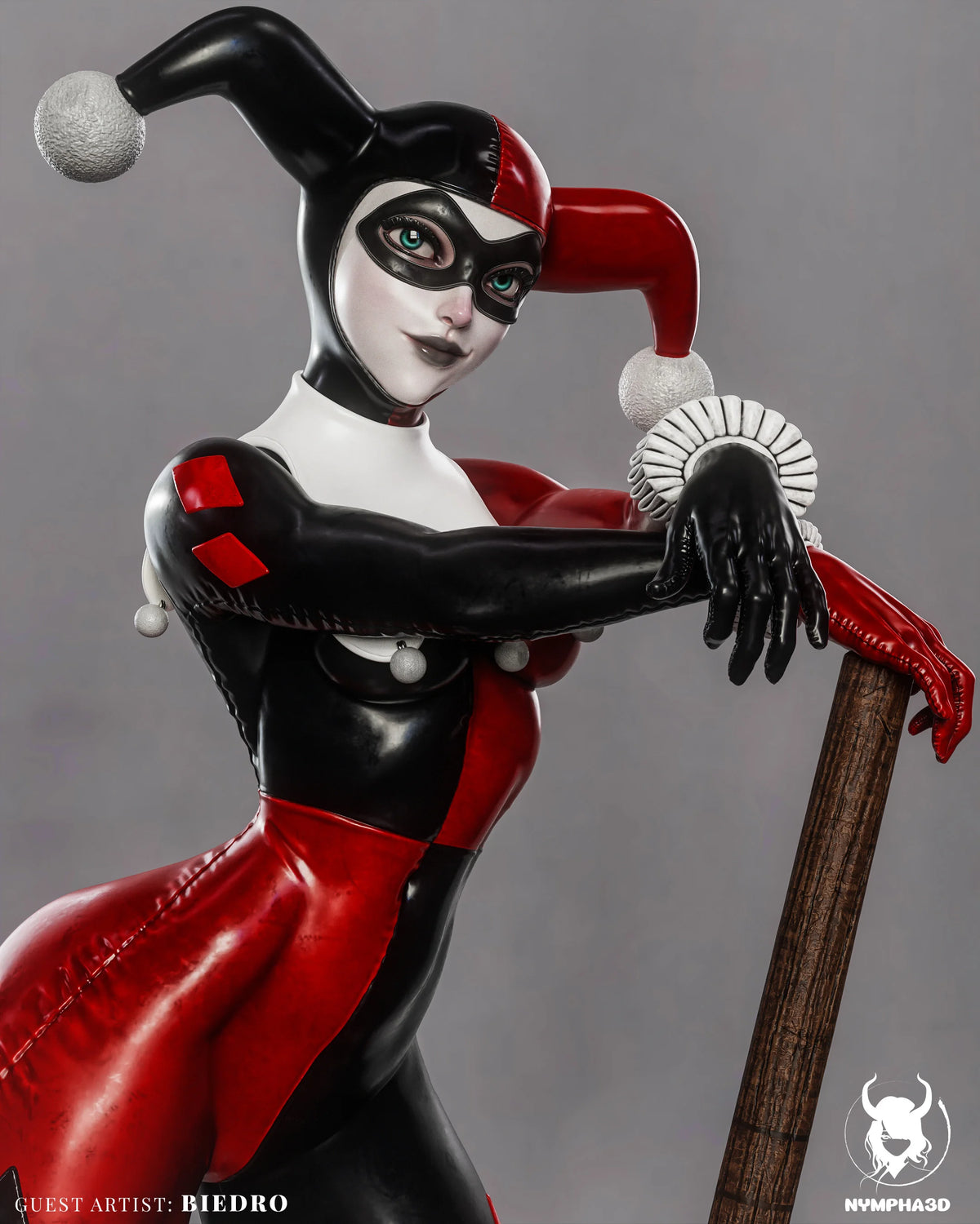 Harley Quinn Resin Art (Nympha3D)