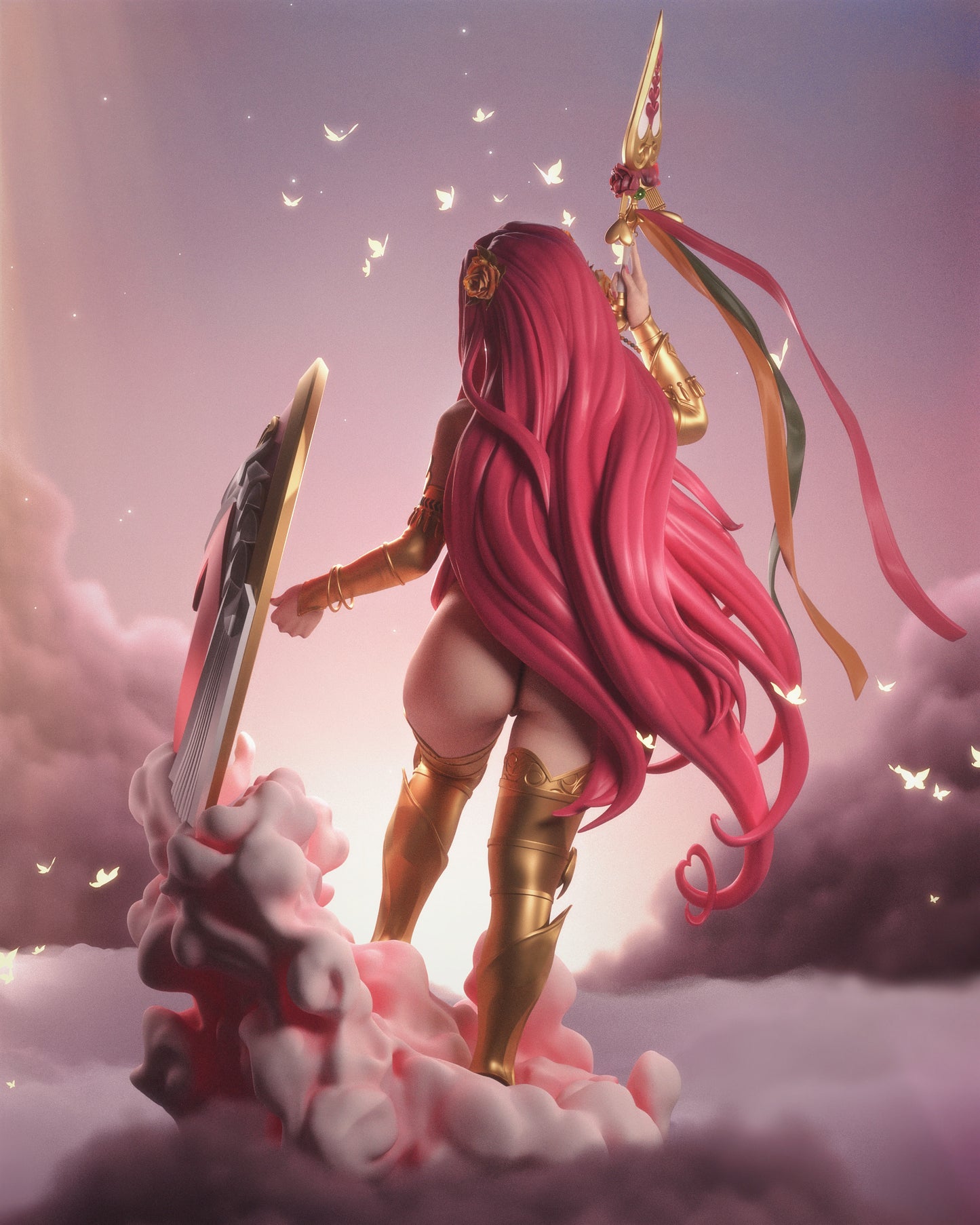 Aprhodite Resin Art - MTO (Design by CA3D)