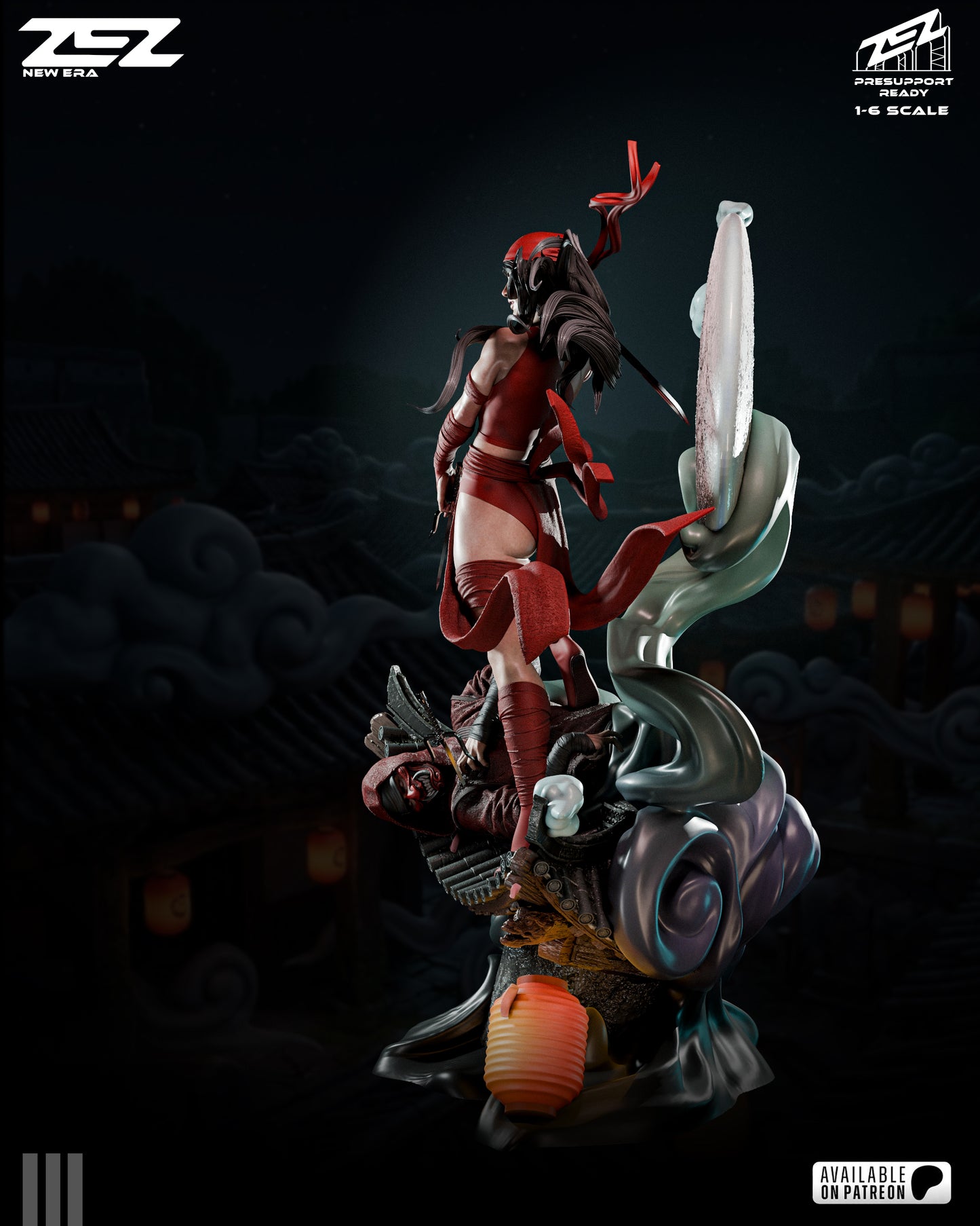 Elektra Resin Art (Design by ZEZ Studios)