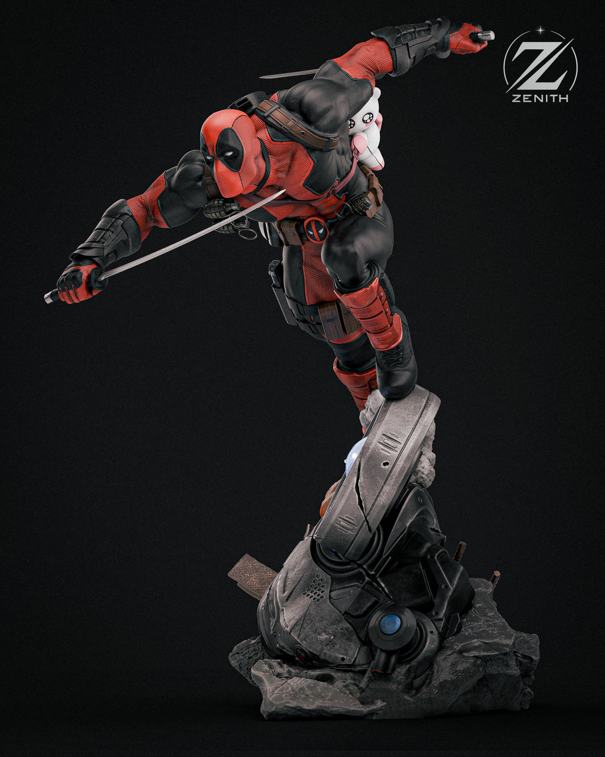 Deadpool Resin Art (Design by Zenith)