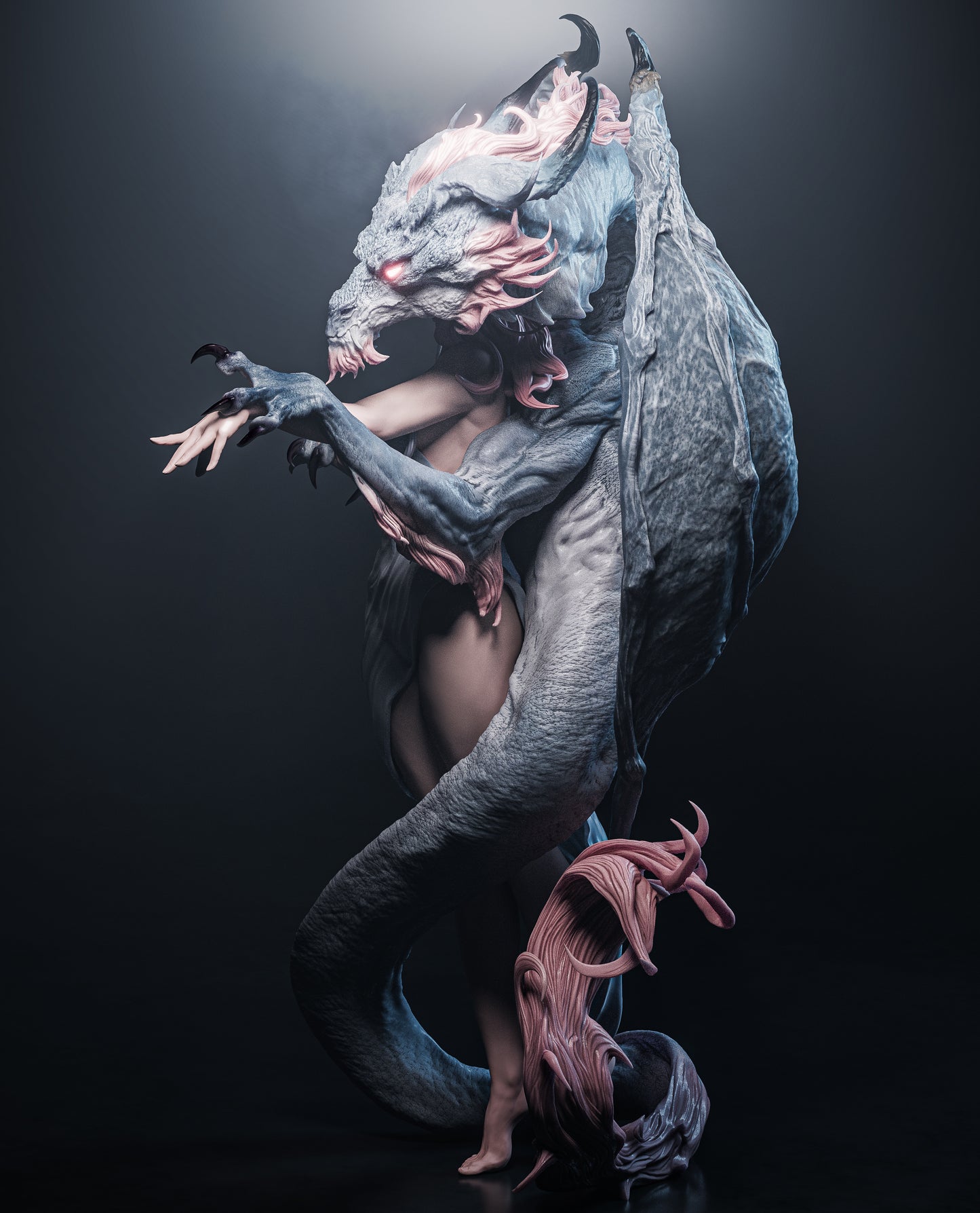 Dragon Lady Resin Art - MTO (Design by CA3D)