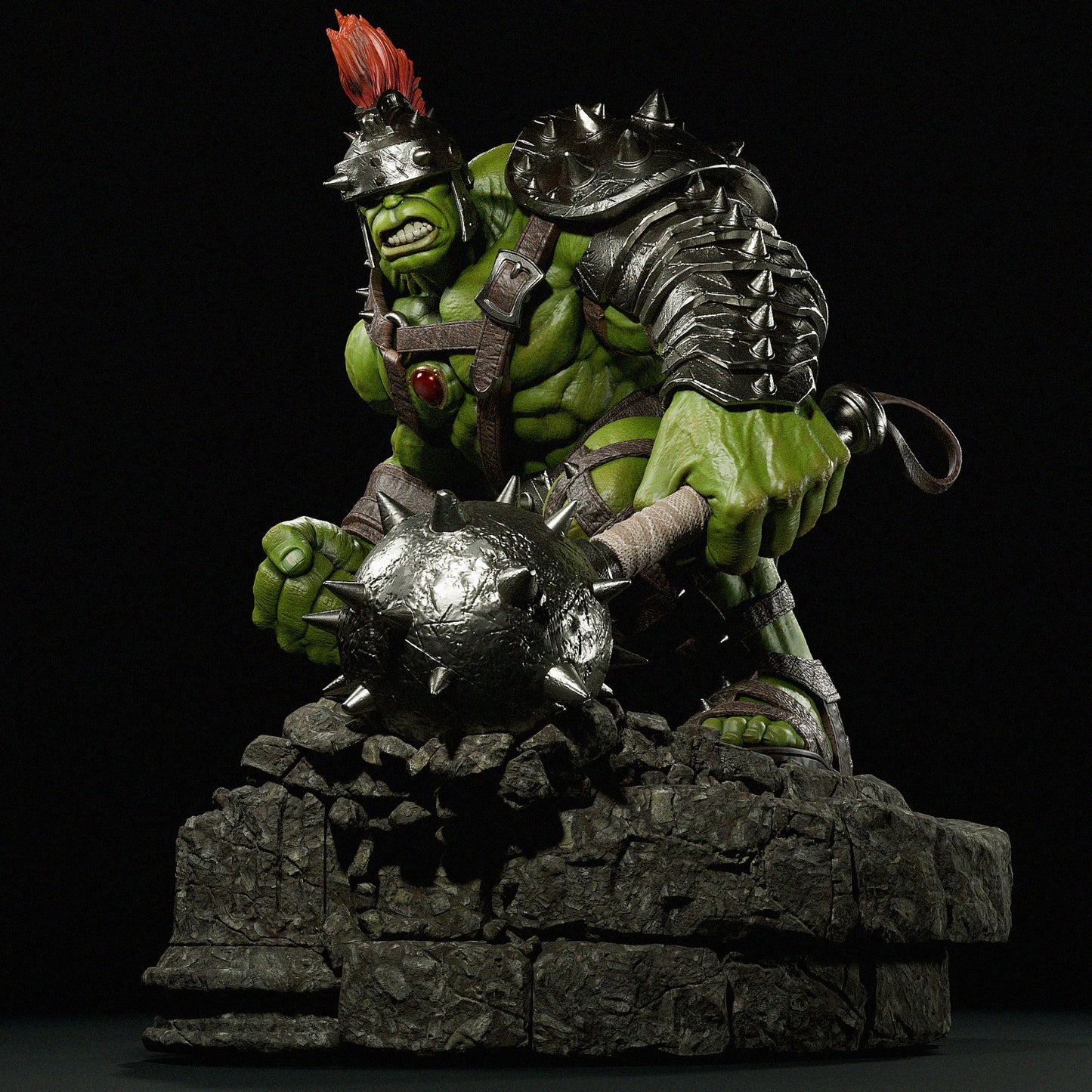 Incredible Hulk Gladiator Collectible Resin Fan Art Pro Painted - MTO