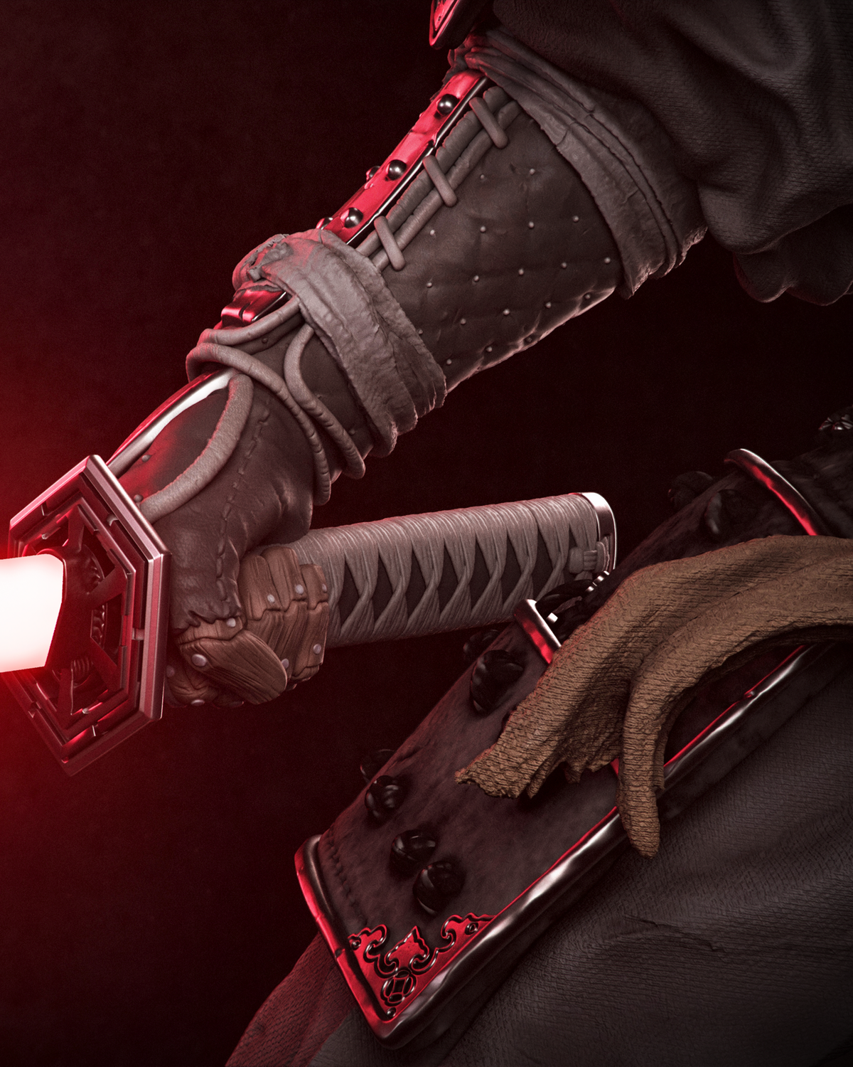 Ronin Anakin Skywalker Collectible Resin Art (Design by CA3D)
