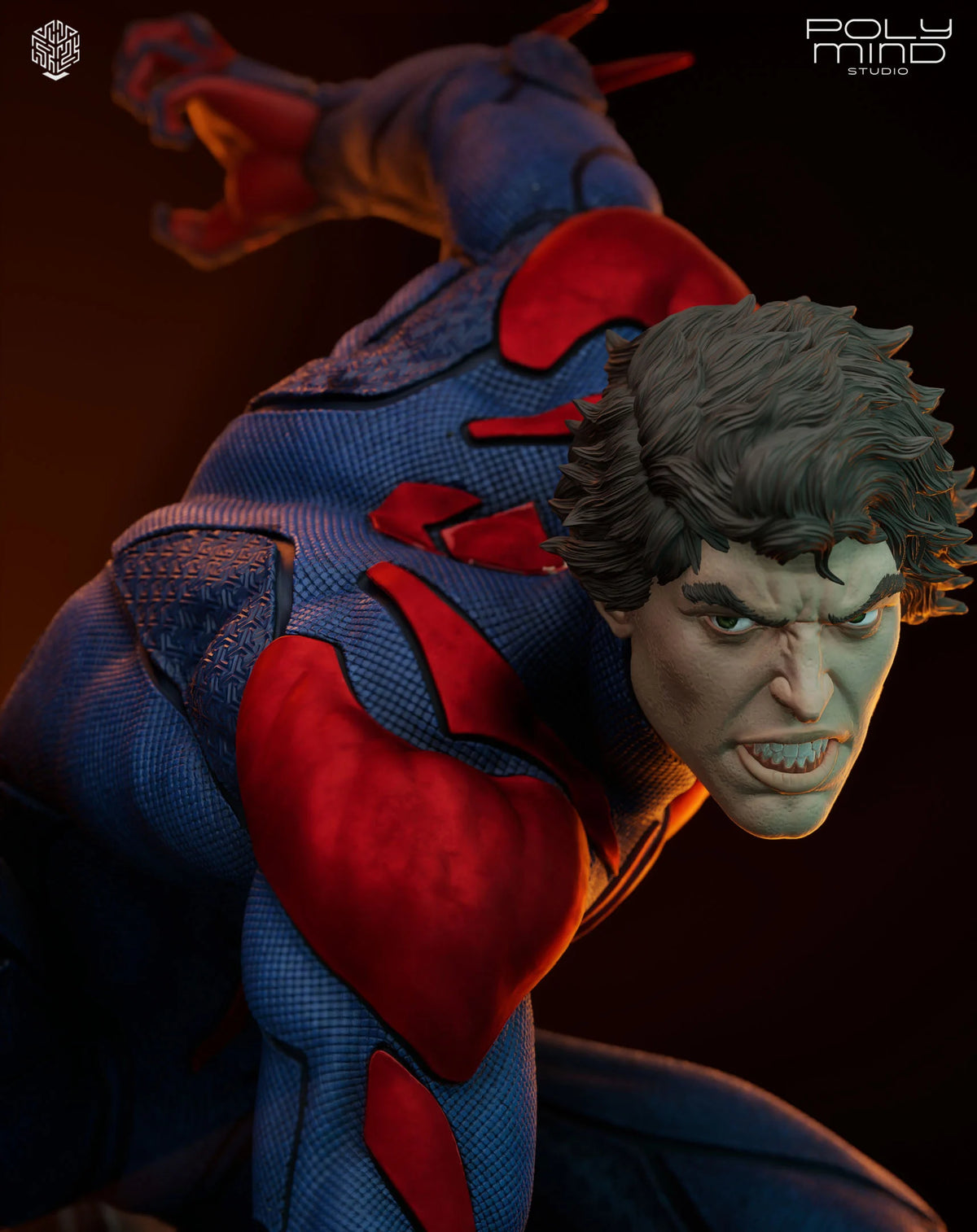 Spiderman 2099 Resin Art (PolyMind Version)