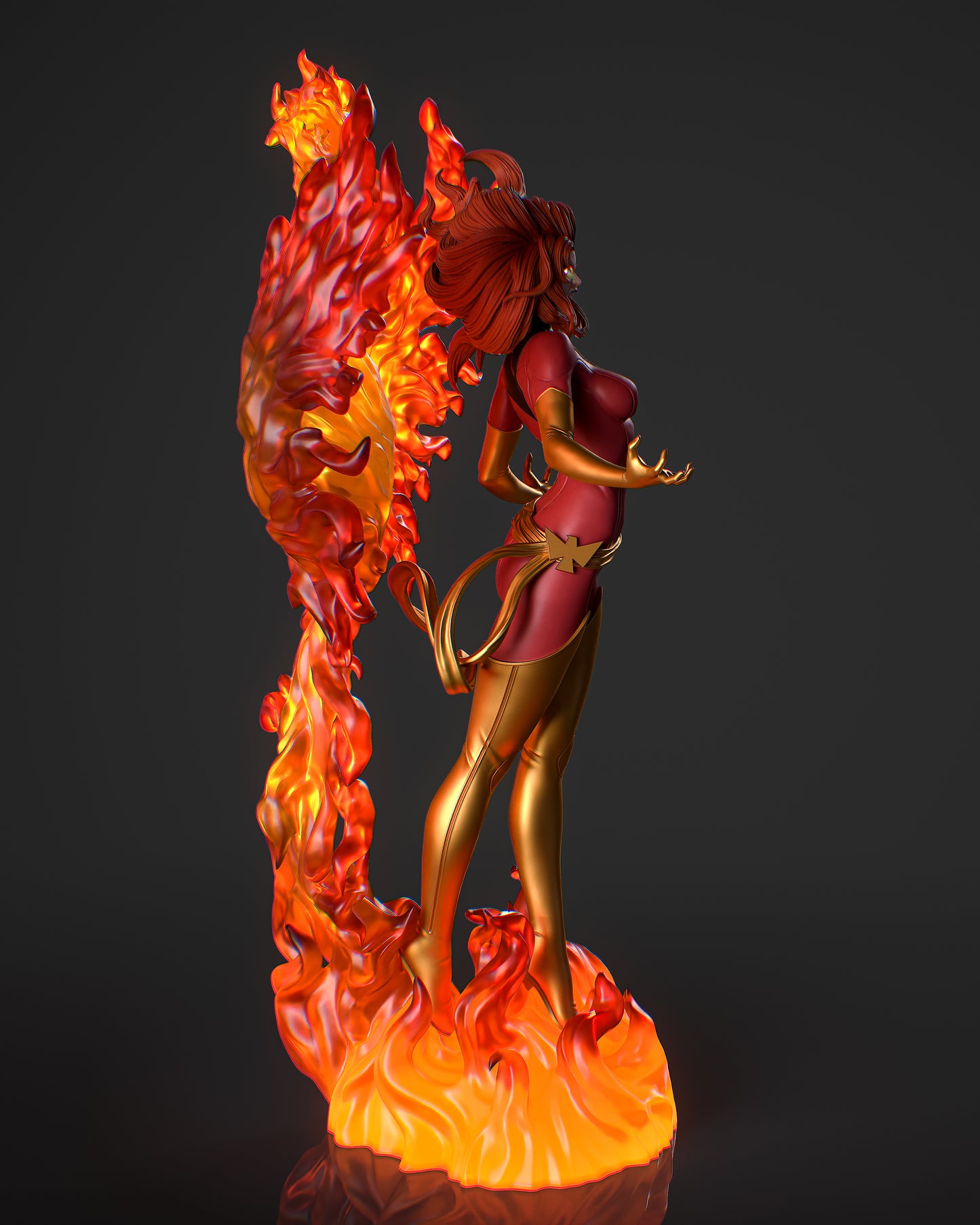 Phoenix Collectible Resin Fan Art Pro Painted - MTO