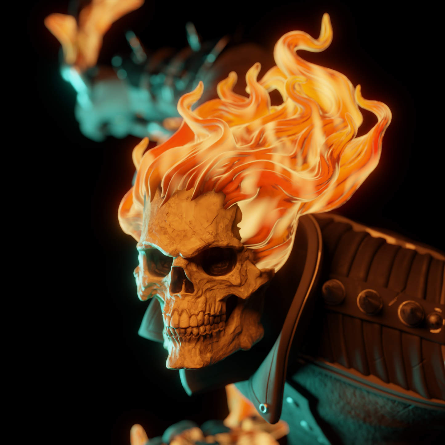 Ghost Rider Resin Fan Art - MTO (3DMind)