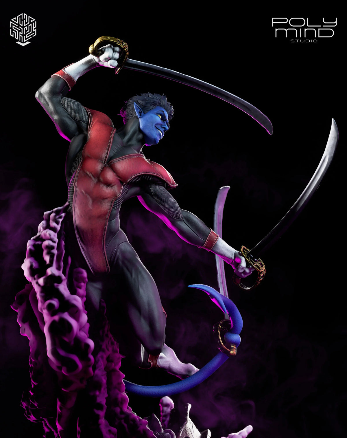 Nightcrawler Resin Art (PolyMind Version)
