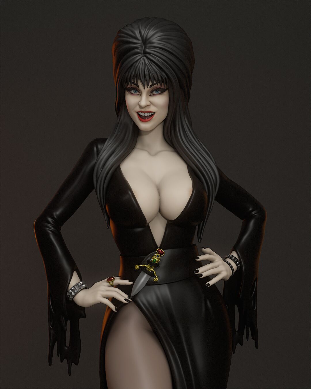 Elvira Resin Fan Art - MTO (Design by Abe3D)