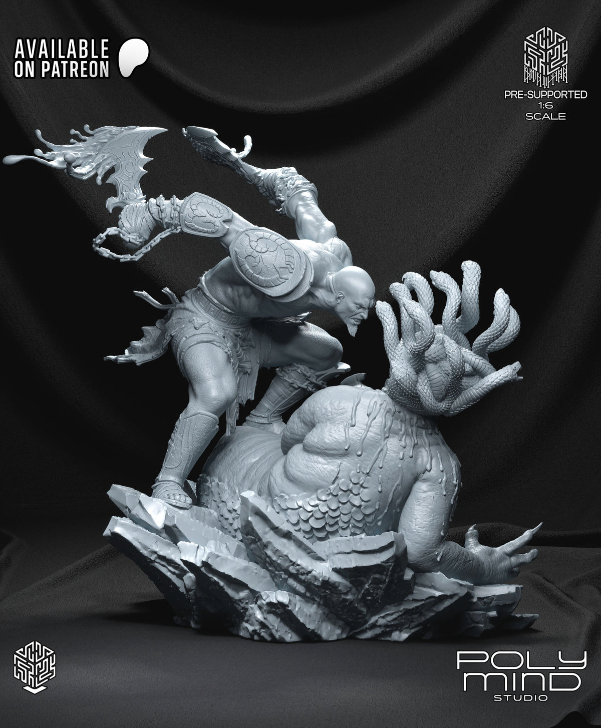 Kratos Resin Art (PolyMind Version)