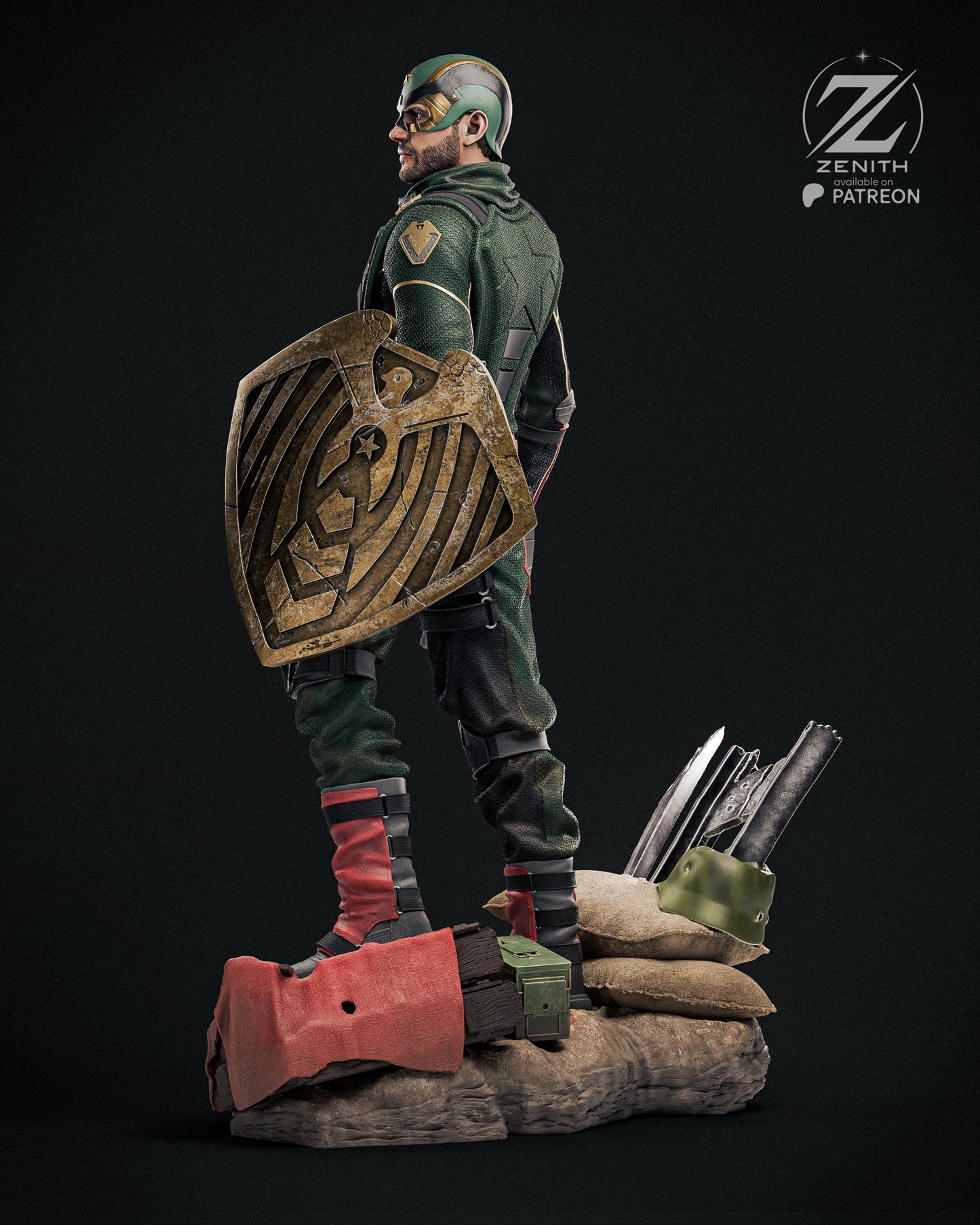 Soldier Boy Resin Art (Design by Zenith)