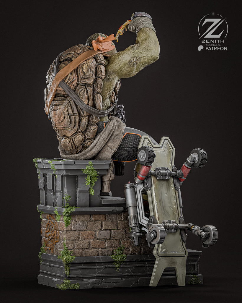 Michelangelo Resin Fan Art MTO (Design by Zenith)
