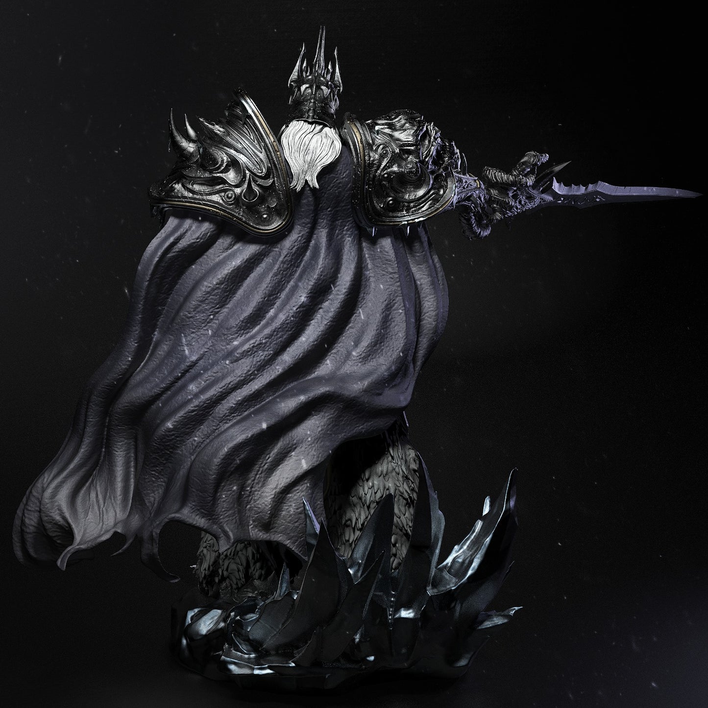 Lich King Collectible Resin Fan Art Pro Painted - MTO