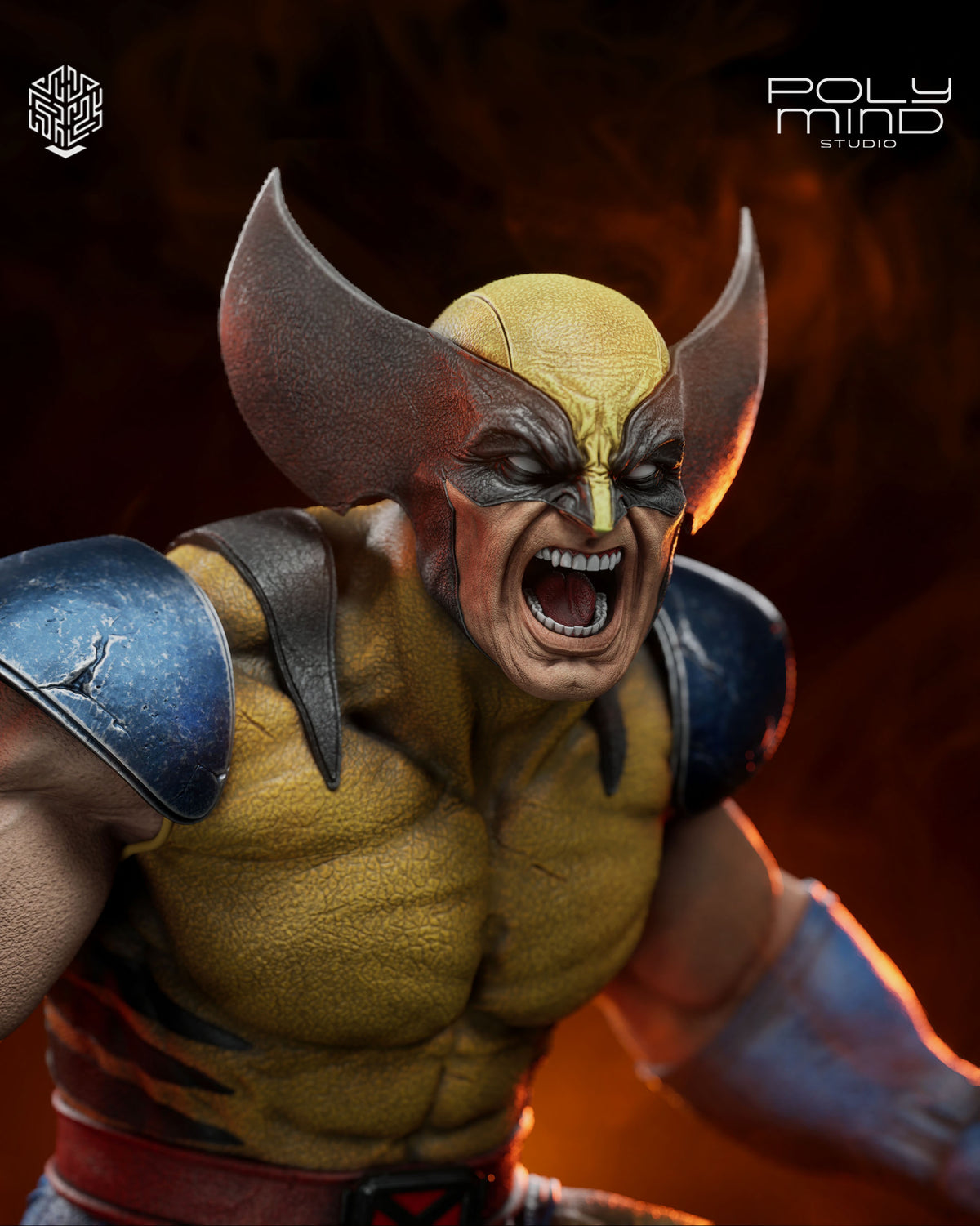 Wolverine Resin Art (PolyMind Version)