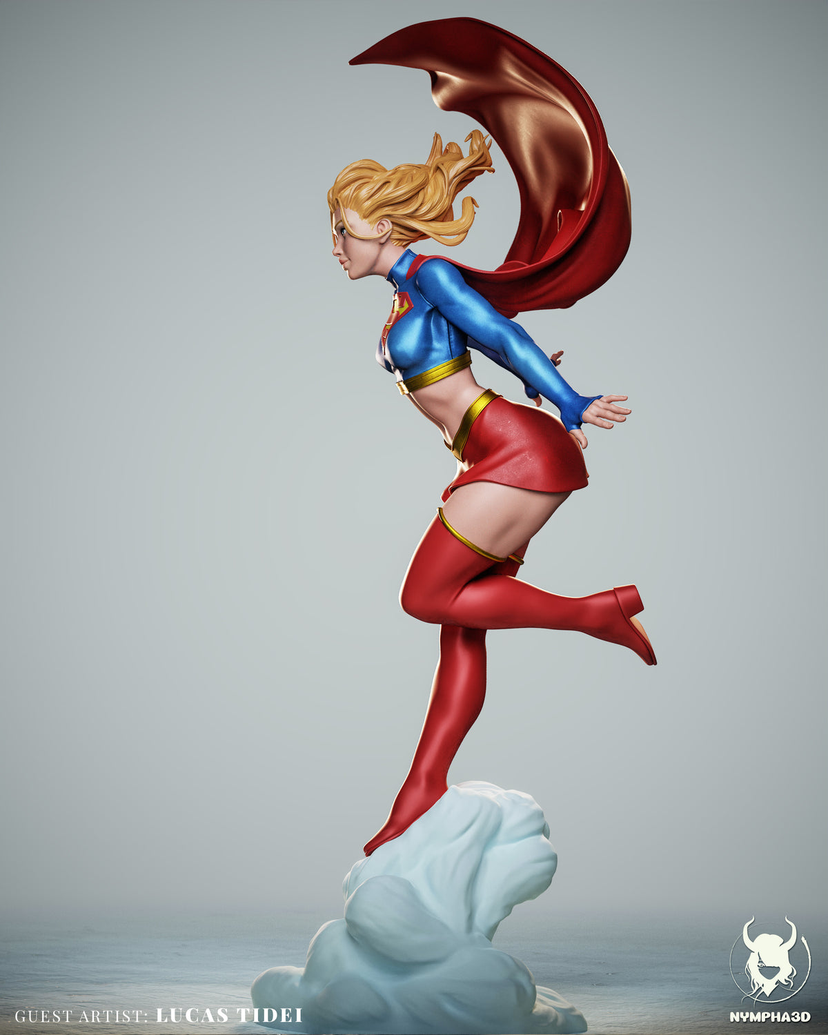 Supergirl Resin Art (Nympha3D)
