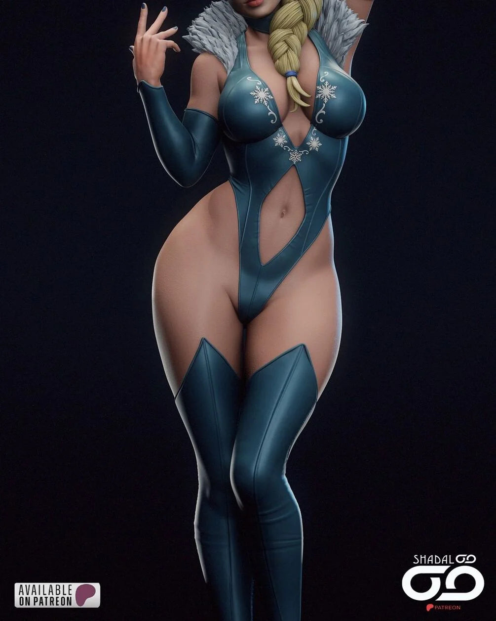 Elsa Resin Art (Shadaloo)