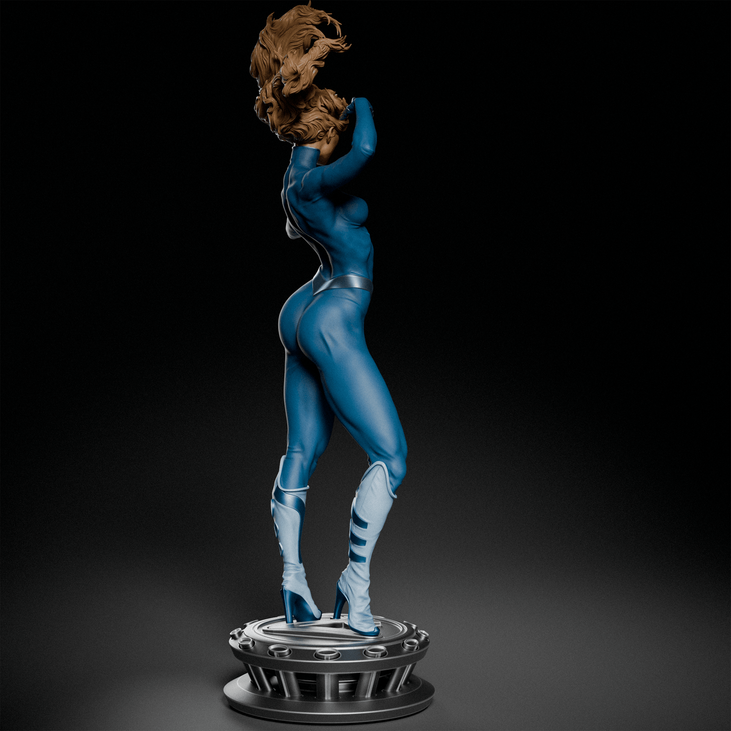 Invisible Woman Resin Fan Art - MTO CA3D