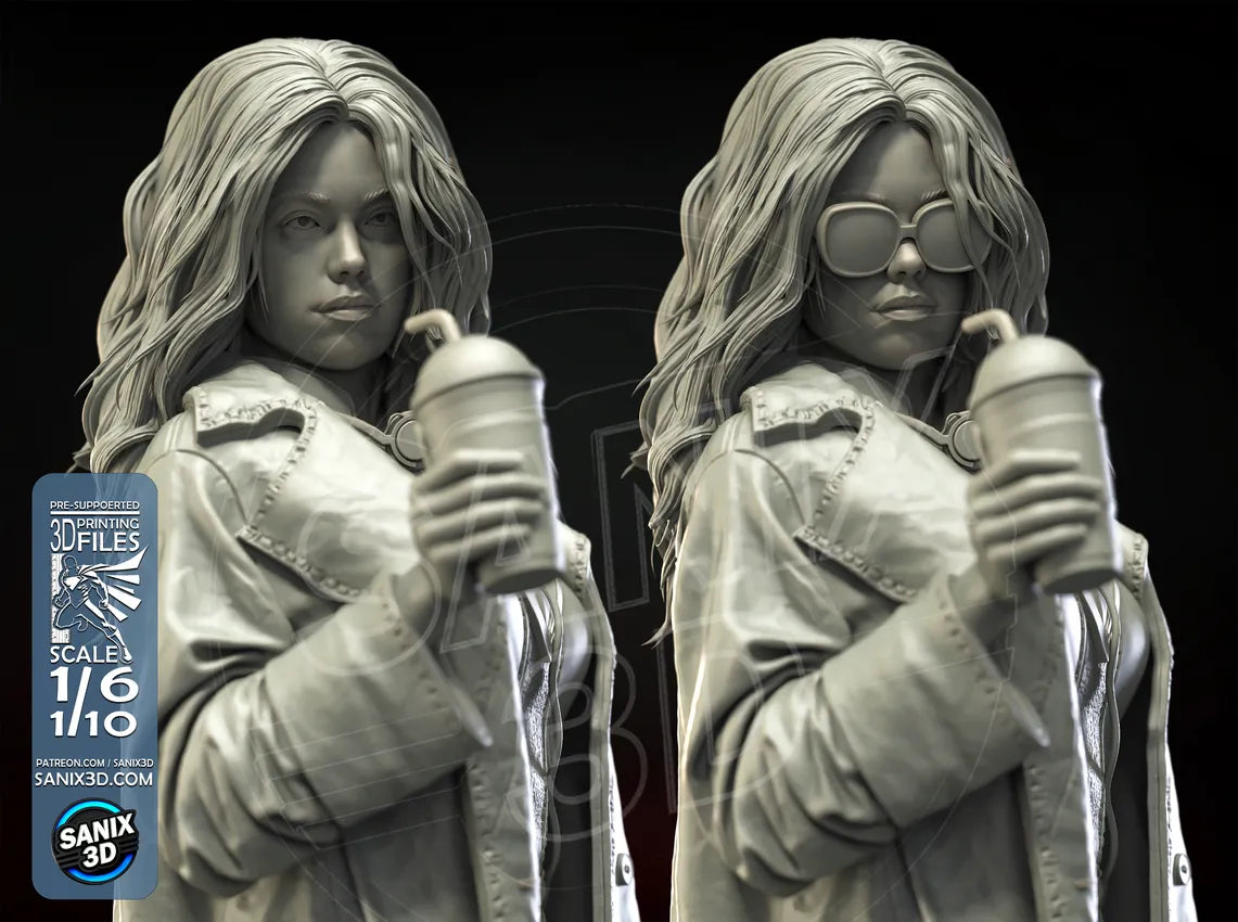 Supergirl Resin Fan Art Pro Painted - MTO (Design by Sanix3D)