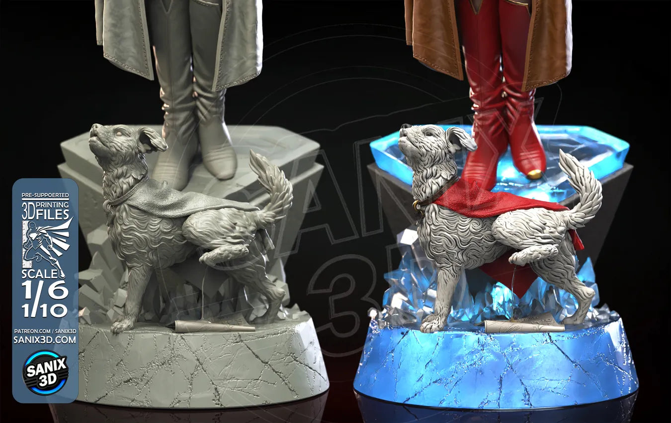 Supergirl Resin Fan Art Pro Painted - MTO (Design by Sanix3D)