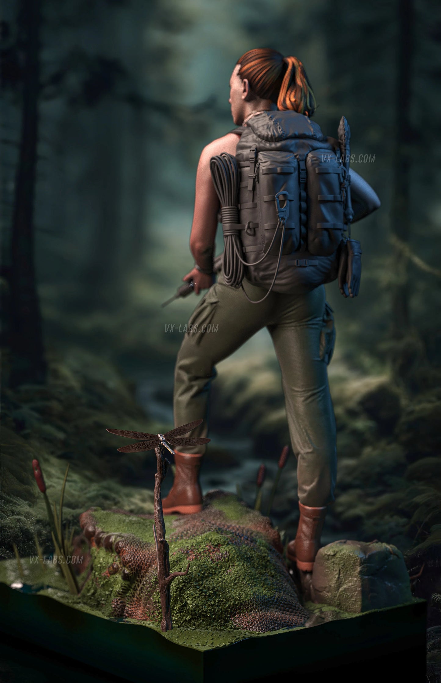 Zora Bennet Jurassic World Resin Art (Designed by VXLabs)