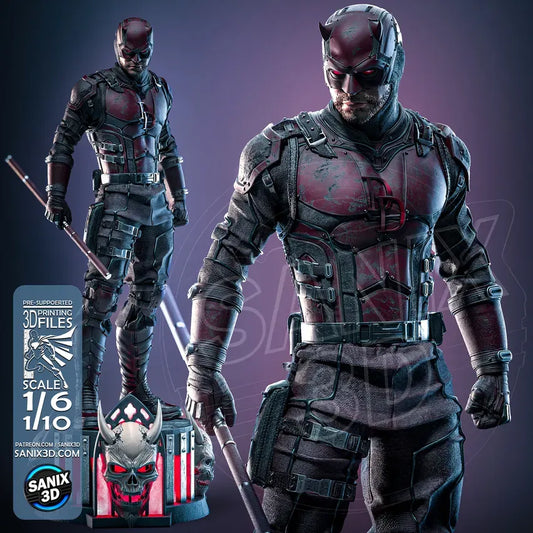 Daredevil Resin Art (Design by Sanix3D)