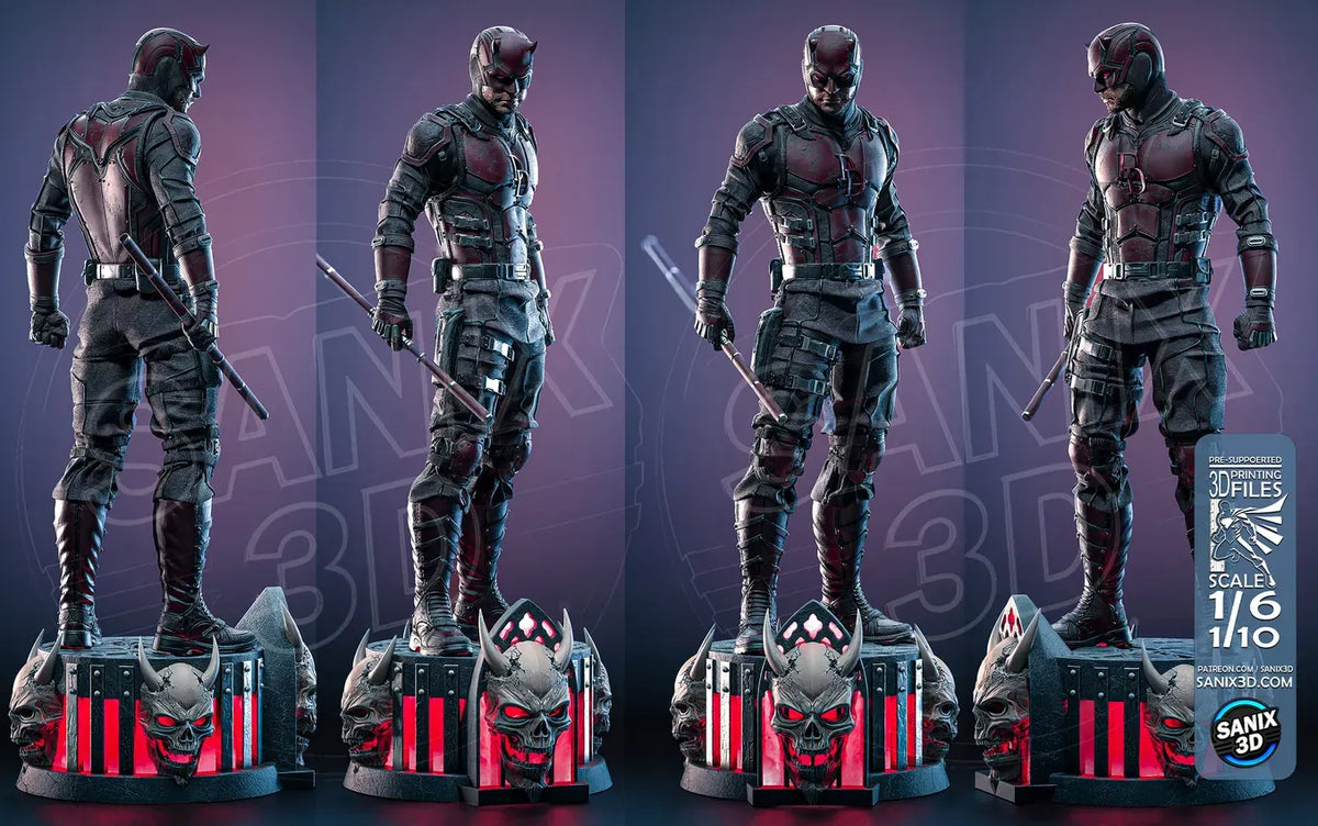 Daredevil Resin Art (Design by Sanix3D)