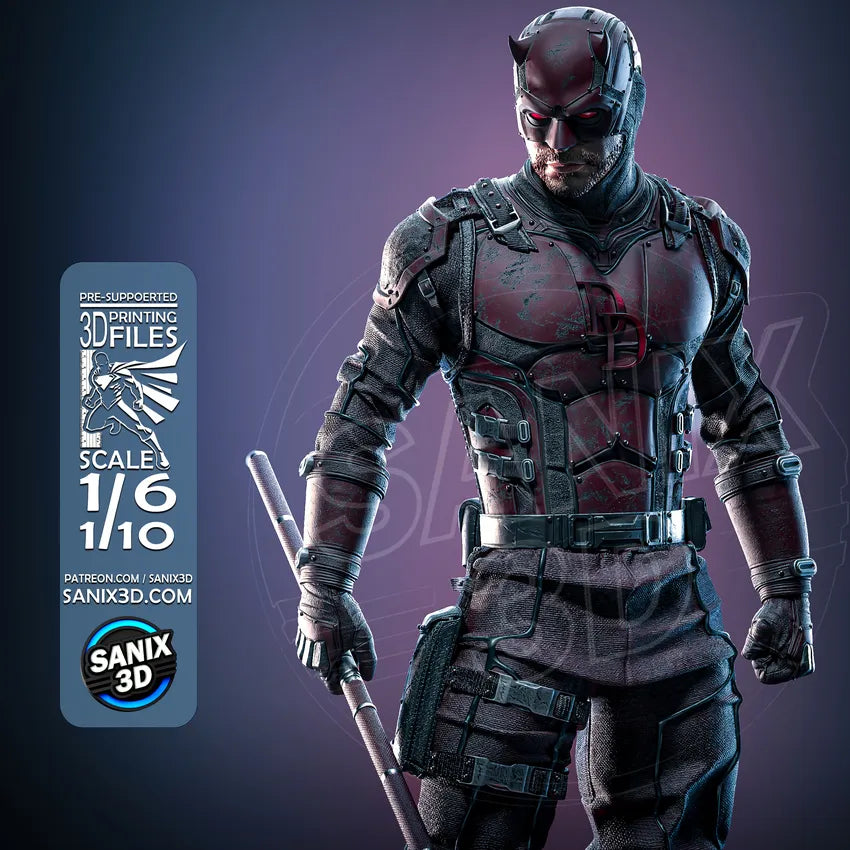 Daredevil Resin Art (Design by Sanix3D)