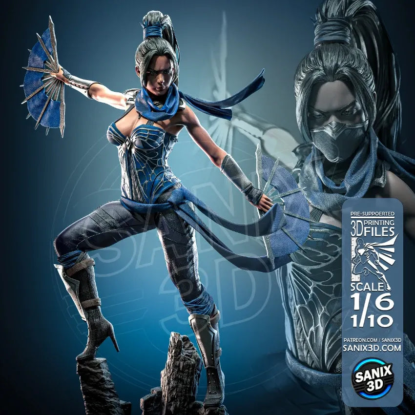 Kitana Resin Art (Design by Sanix3D)