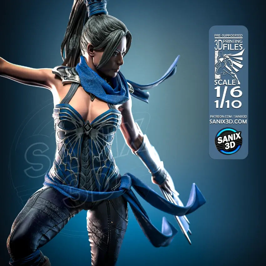 Kitana Resin Art (Design by Sanix3D)