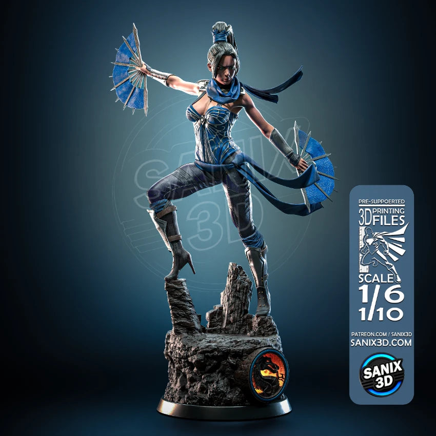 Kitana Resin Art (Design by Sanix3D)