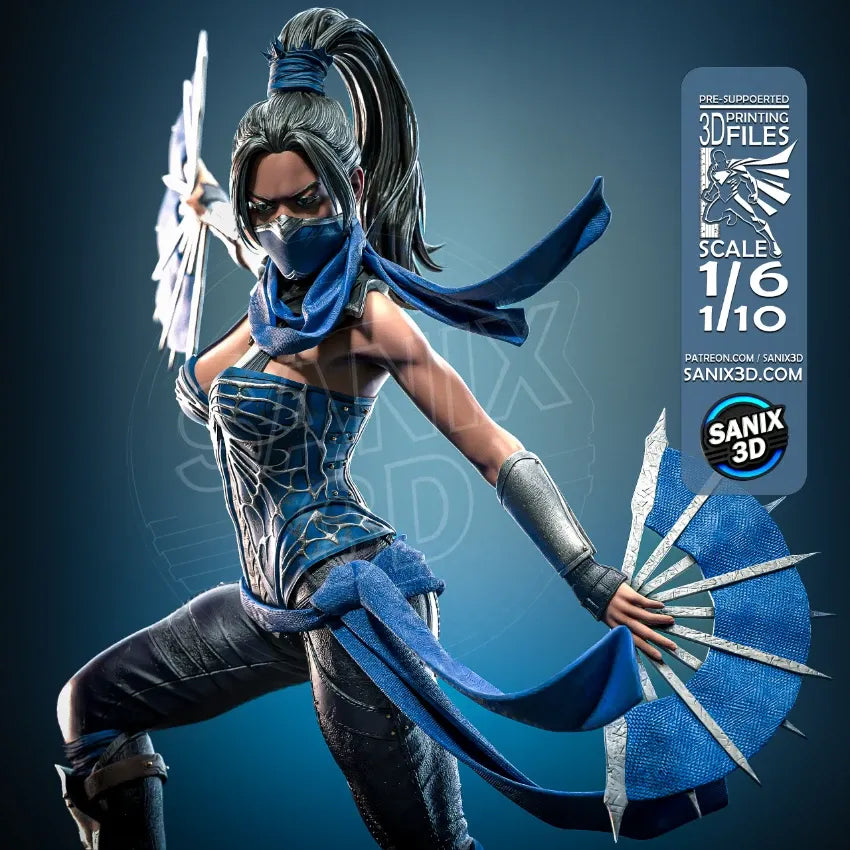 Kitana Resin Art (Design by Sanix3D)