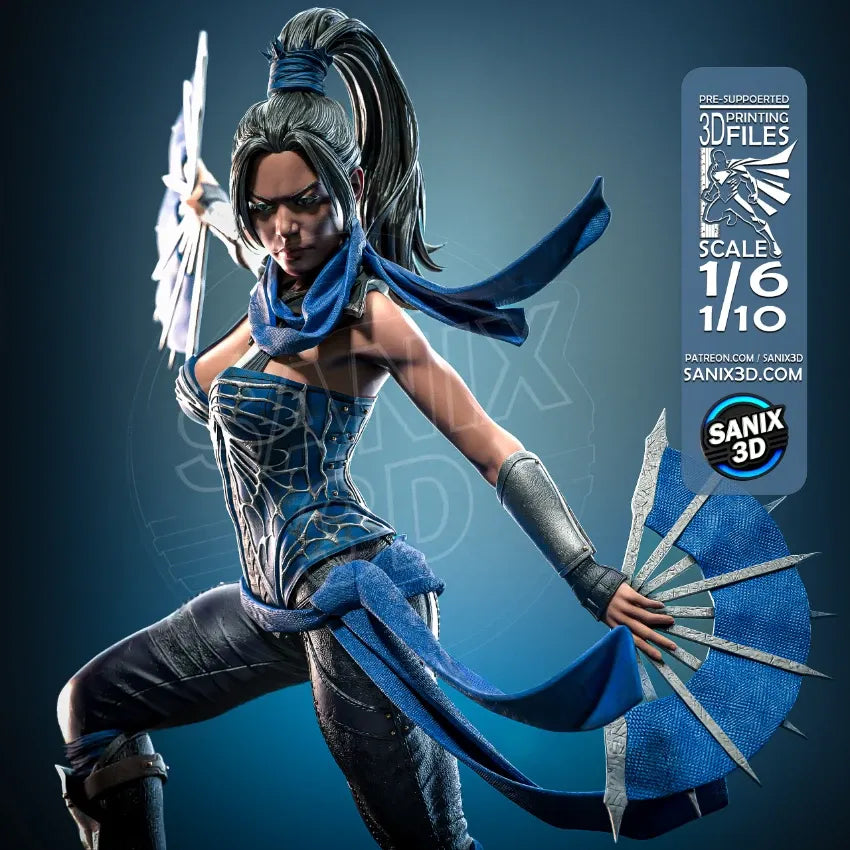 Kitana Resin Art (Design by Sanix3D)