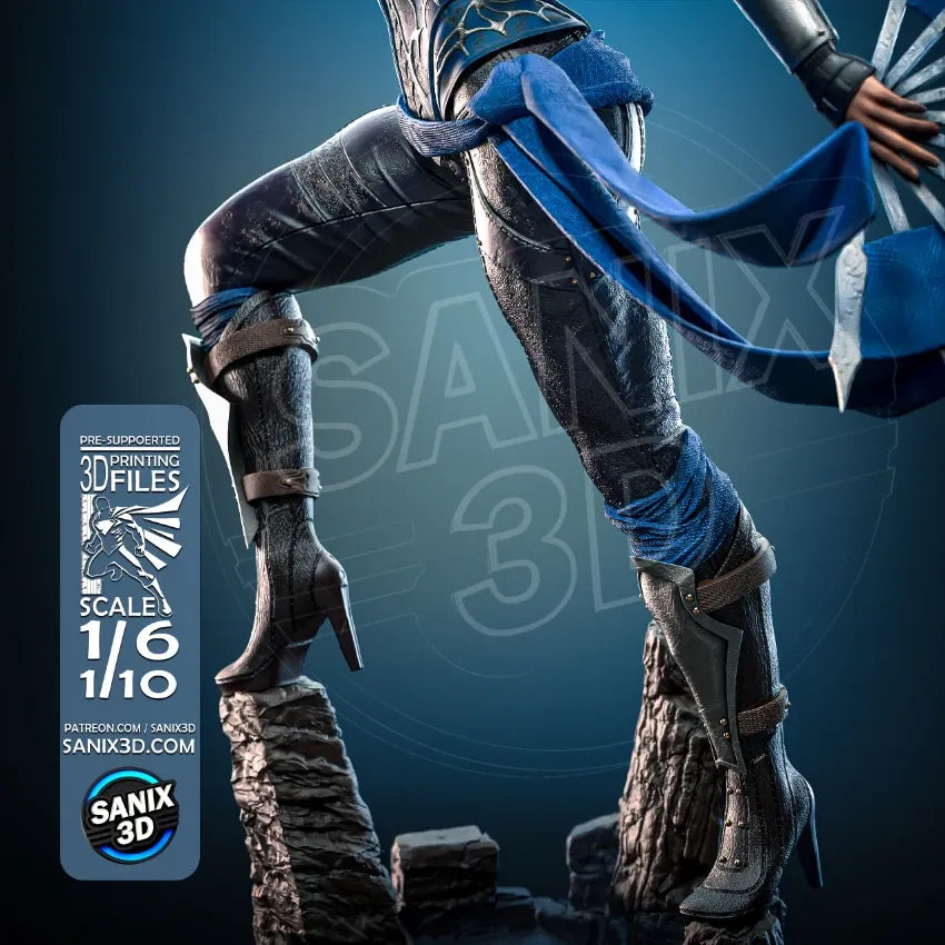 Kitana Resin Art (Design by Sanix3D)