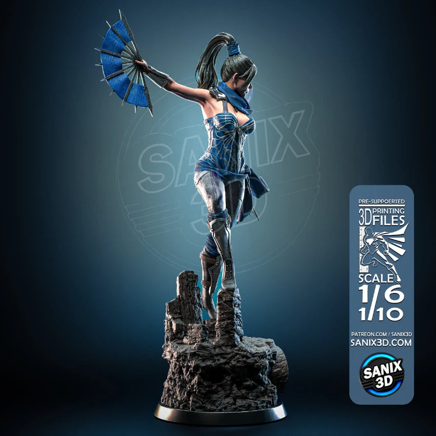 Kitana Resin Art (Design by Sanix3D)