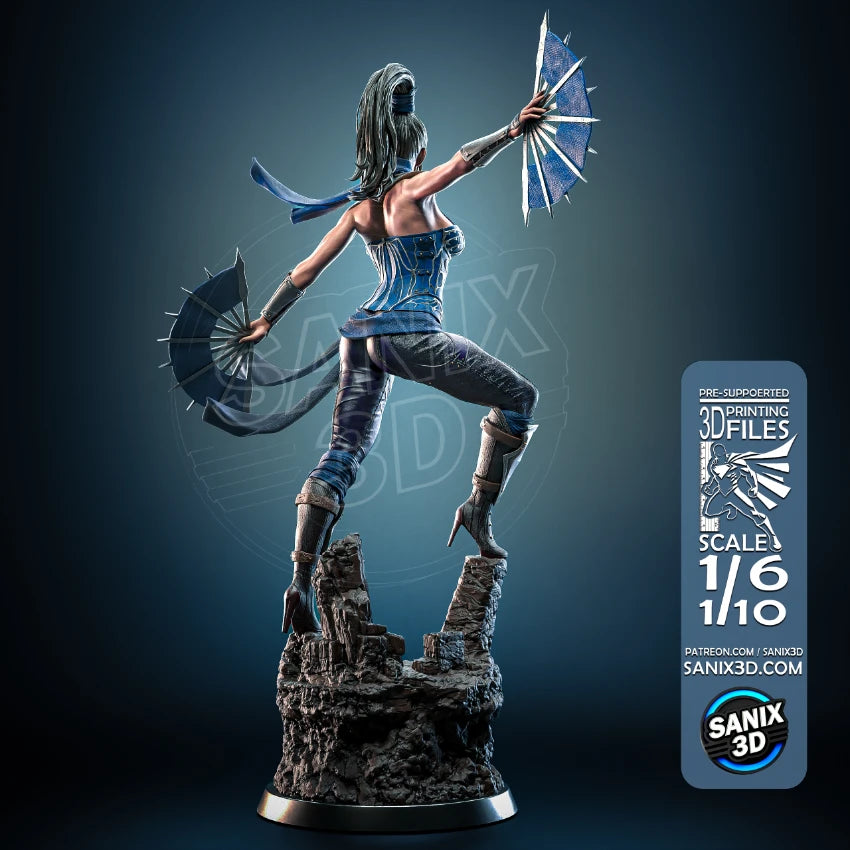 Kitana Resin Art (Design by Sanix3D)