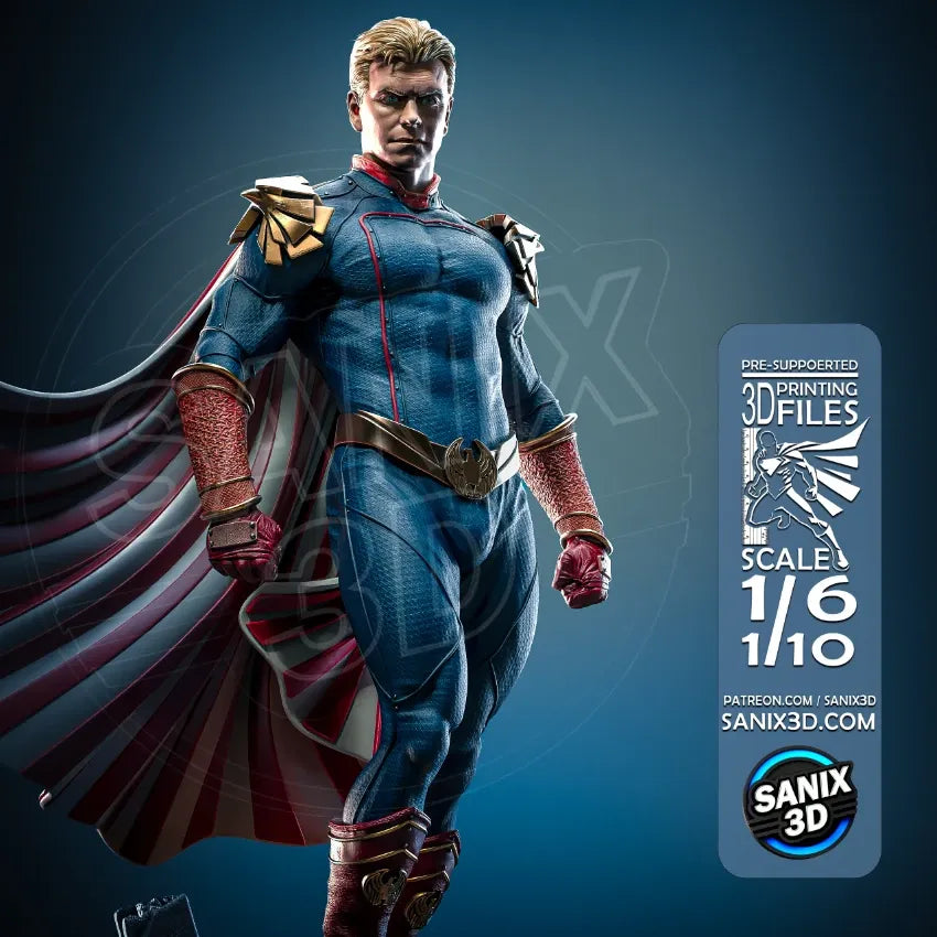 Homelander Resin Art (Design by Sanix3D)