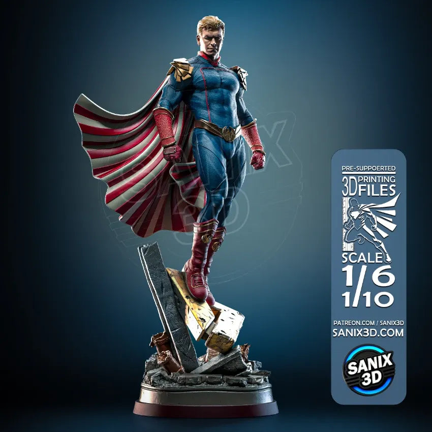 Homelander Resin Art (Design by Sanix3D)