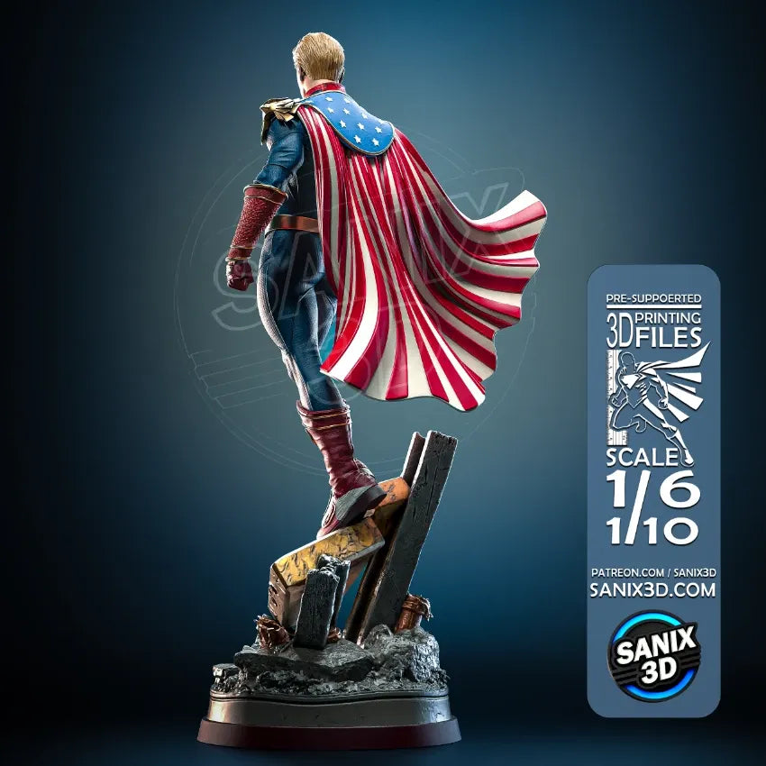 Homelander Resin Art (Design by Sanix3D)
