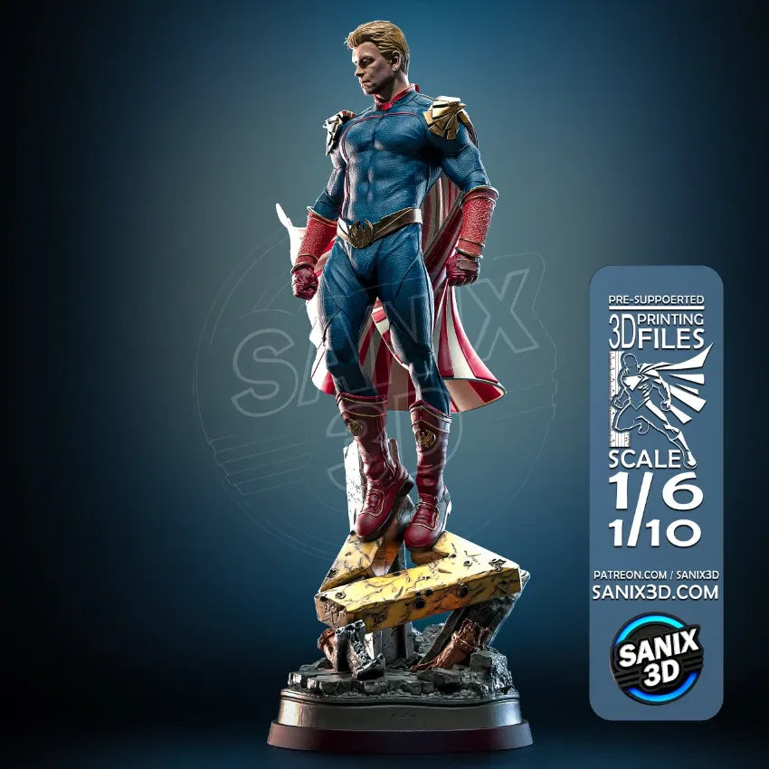 Homelander Resin Art (Design by Sanix3D)