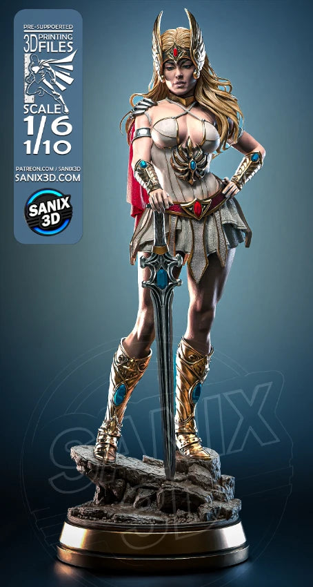 She Ra Resin Art (Design by Sanix3D)