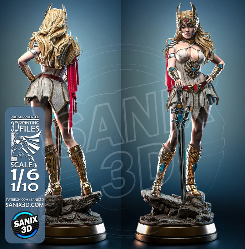 She Ra Resin Art (Design by Sanix3D)