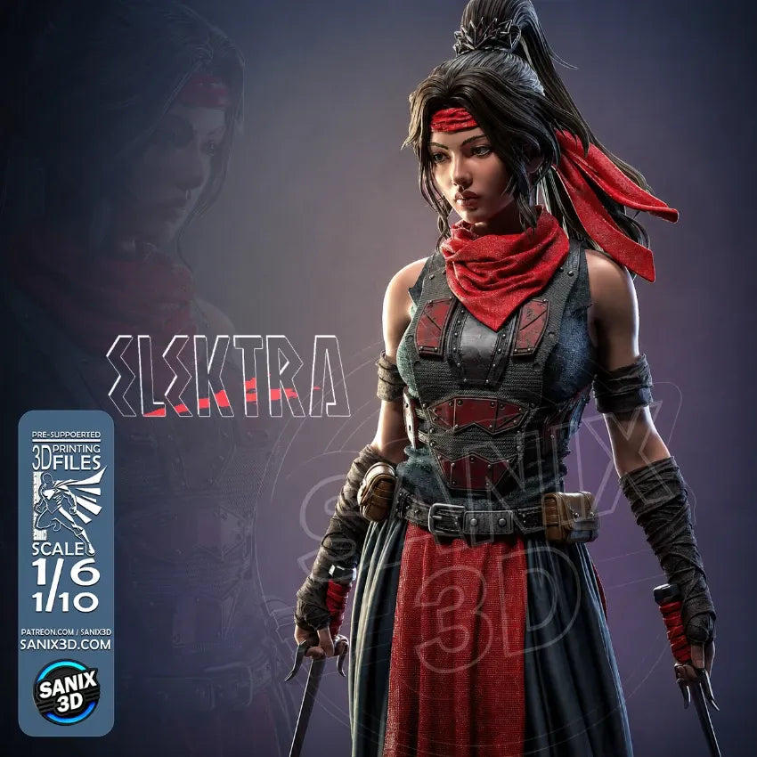 Elektra Resin Art (Design by Sanix3D)