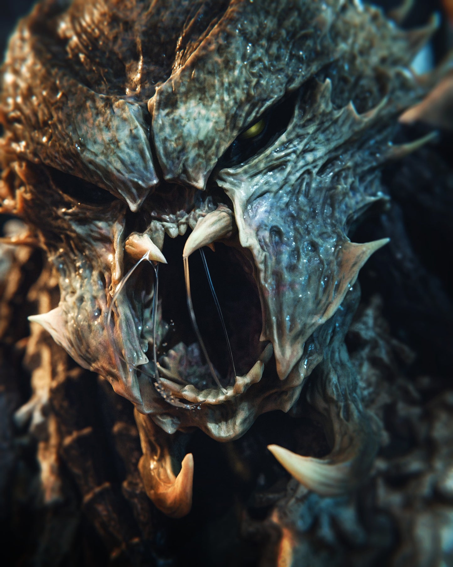 King Predator Alien Resin Art - MTO (Design by CA3D)