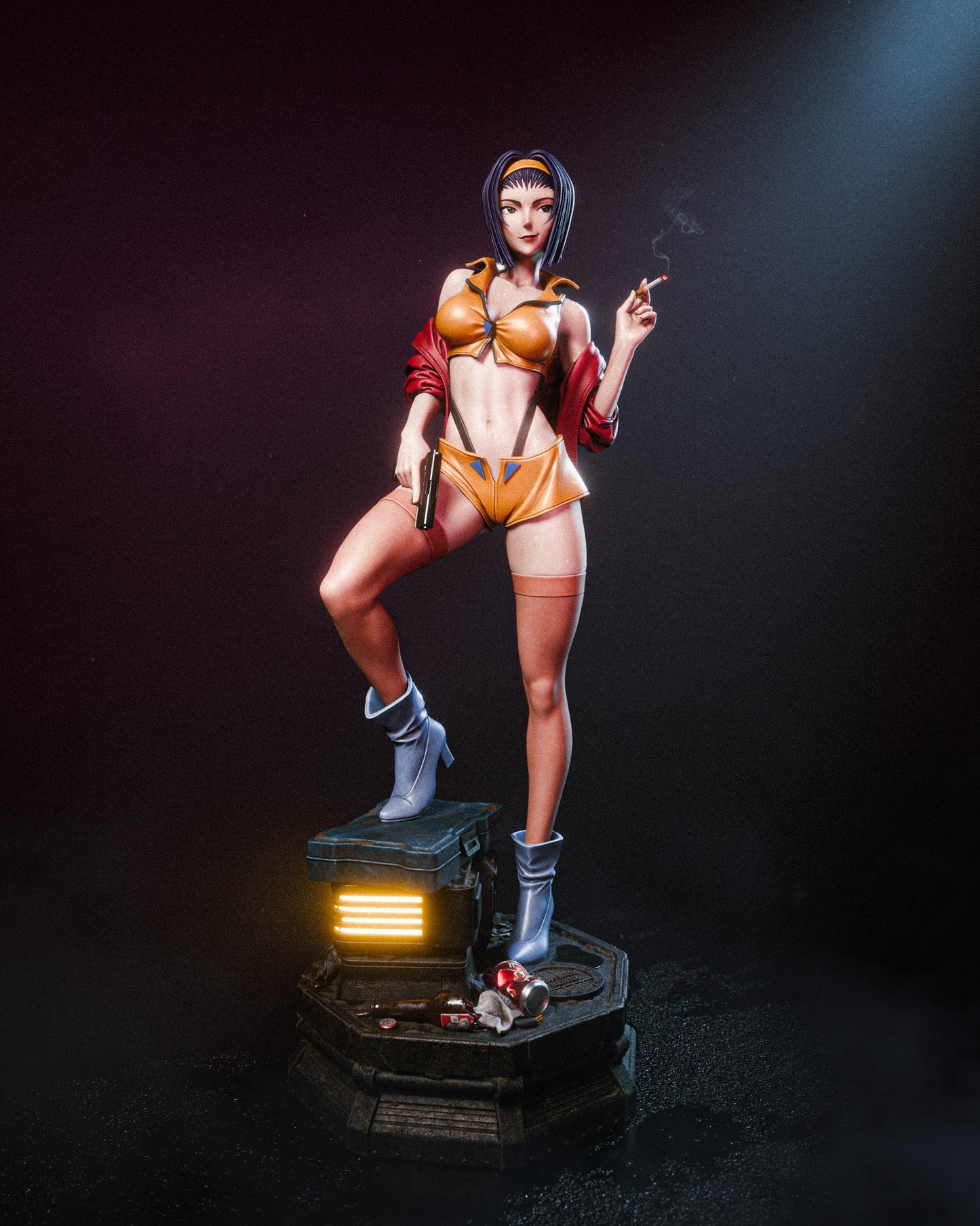 Faye Valentine Resin Art - MTO (Design by CA3D)