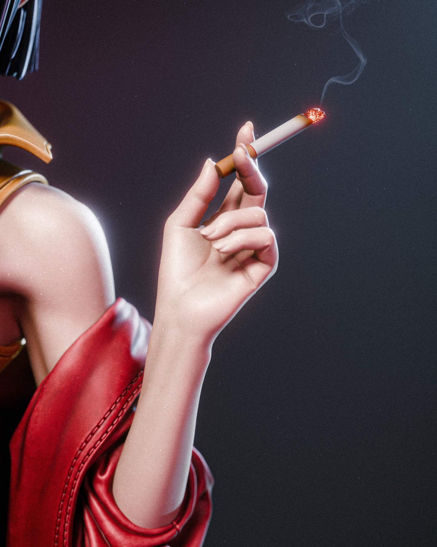 Faye Valentine Resin Art - MTO (Design by CA3D)