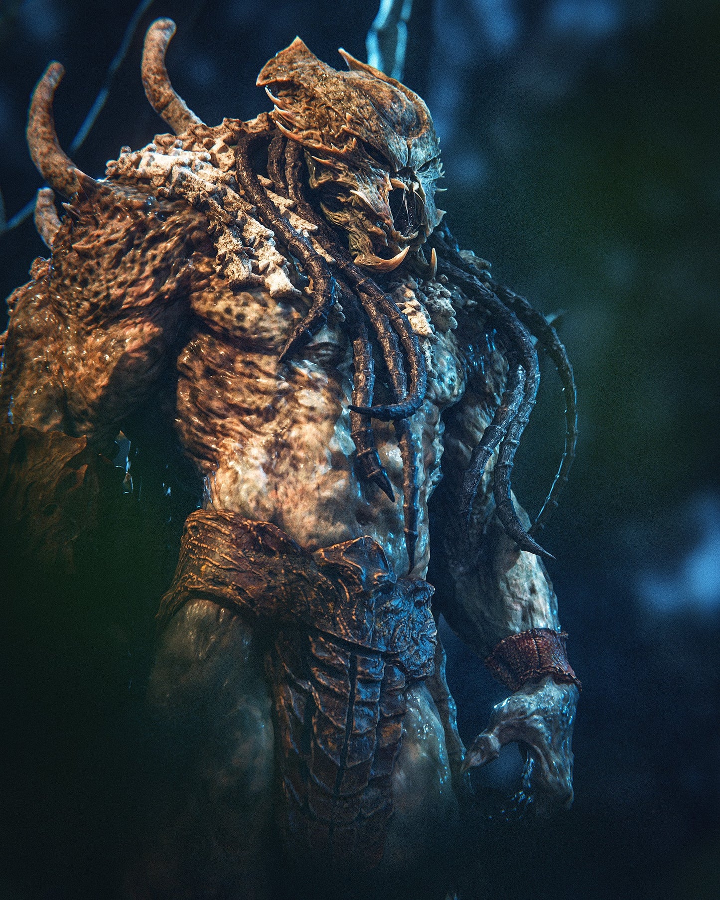 King Predator Alien Resin Art - MTO (Design by CA3D)