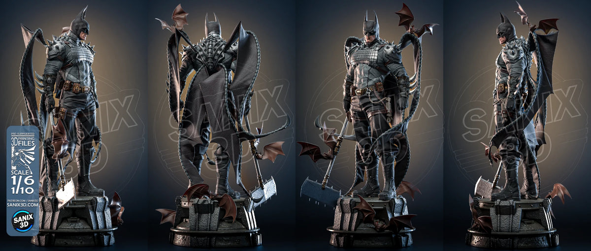 Batman Absolute Resin Art (Design by Sanix3D)
