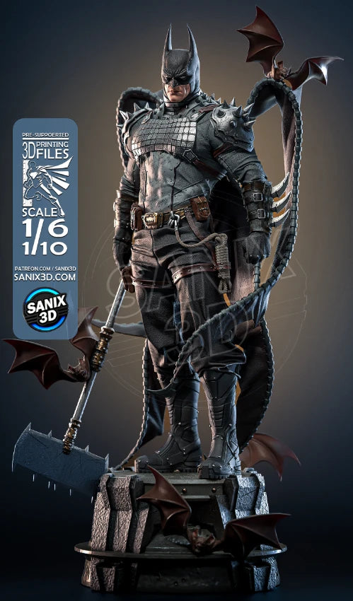 Batman Absolute Resin Art (Design by Sanix3D)
