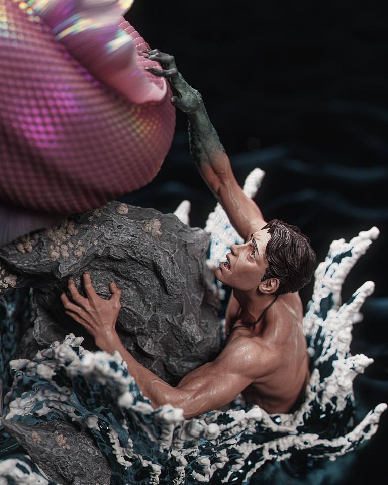 Mermaid Resin Art - MTO (Design by CA3D)