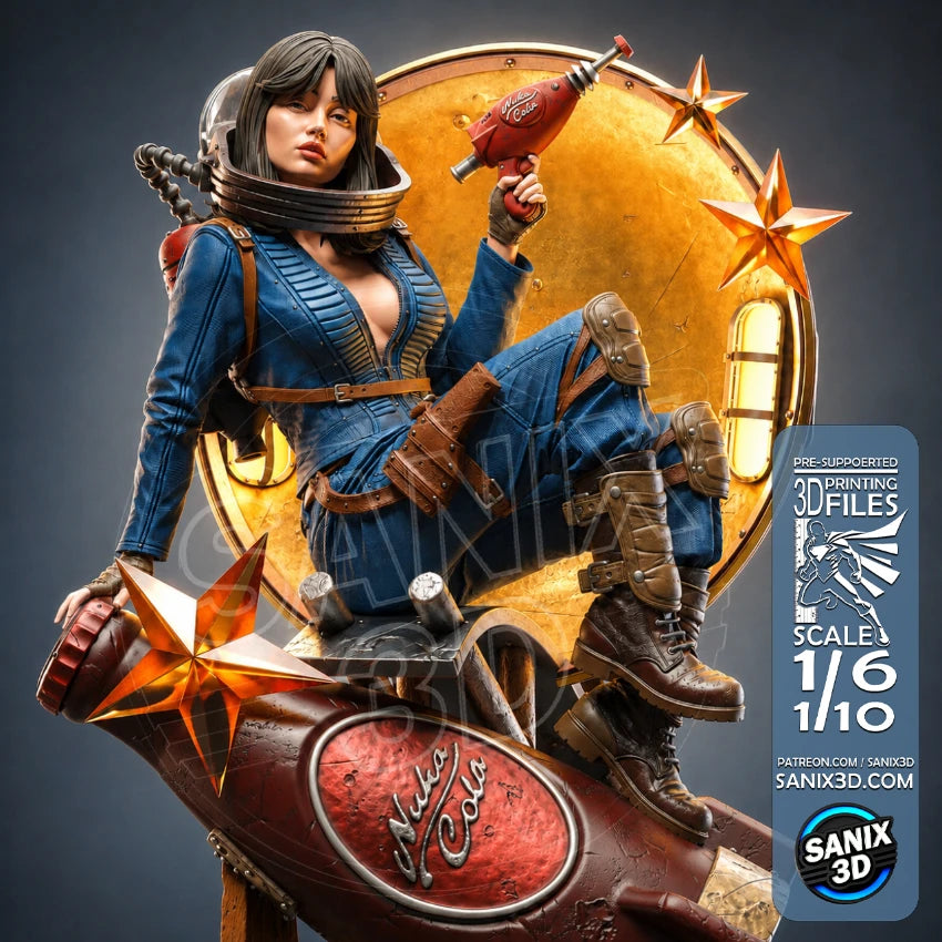 Lucy Nuka Girl Resin Art (Design by Sanix3D)